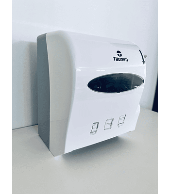 Dispensador de Toalla de Papel Negro con palanca