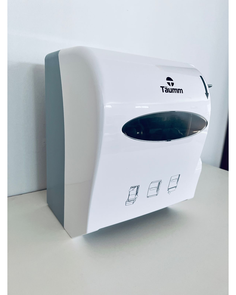 Dispensador de Toalla de Papel Negro con palanca