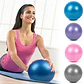 Pelota Balon Yoga 75 Cm Pilates Con Inflador  - Miniatura 7