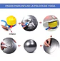 Pelota Balon Yoga 75 Cm Pilates Con Inflador  - Miniatura 8