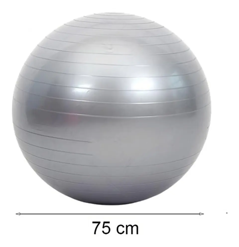 Pelota Balon Yoga 75 Cm Pilates Con Inflador  10