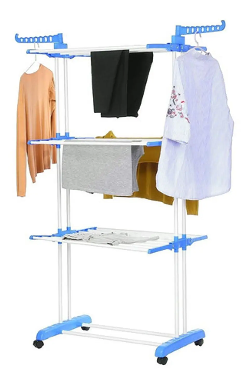 Tendedero Organizador Colgador Ropa Plegable 3 N 8