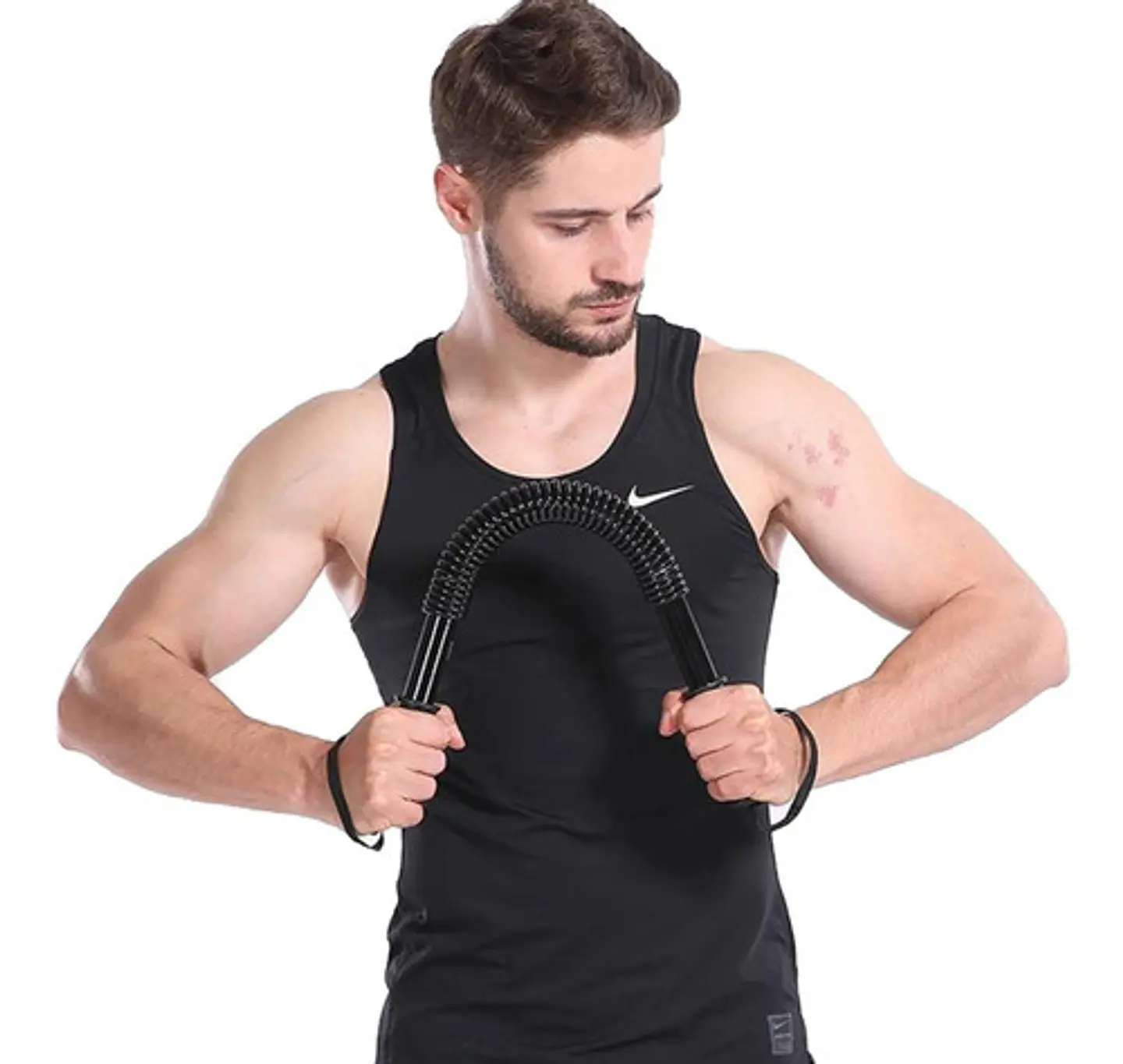 Barra Torsion 20/30/40 Kilos Ejercicios Brazo Fitness 5