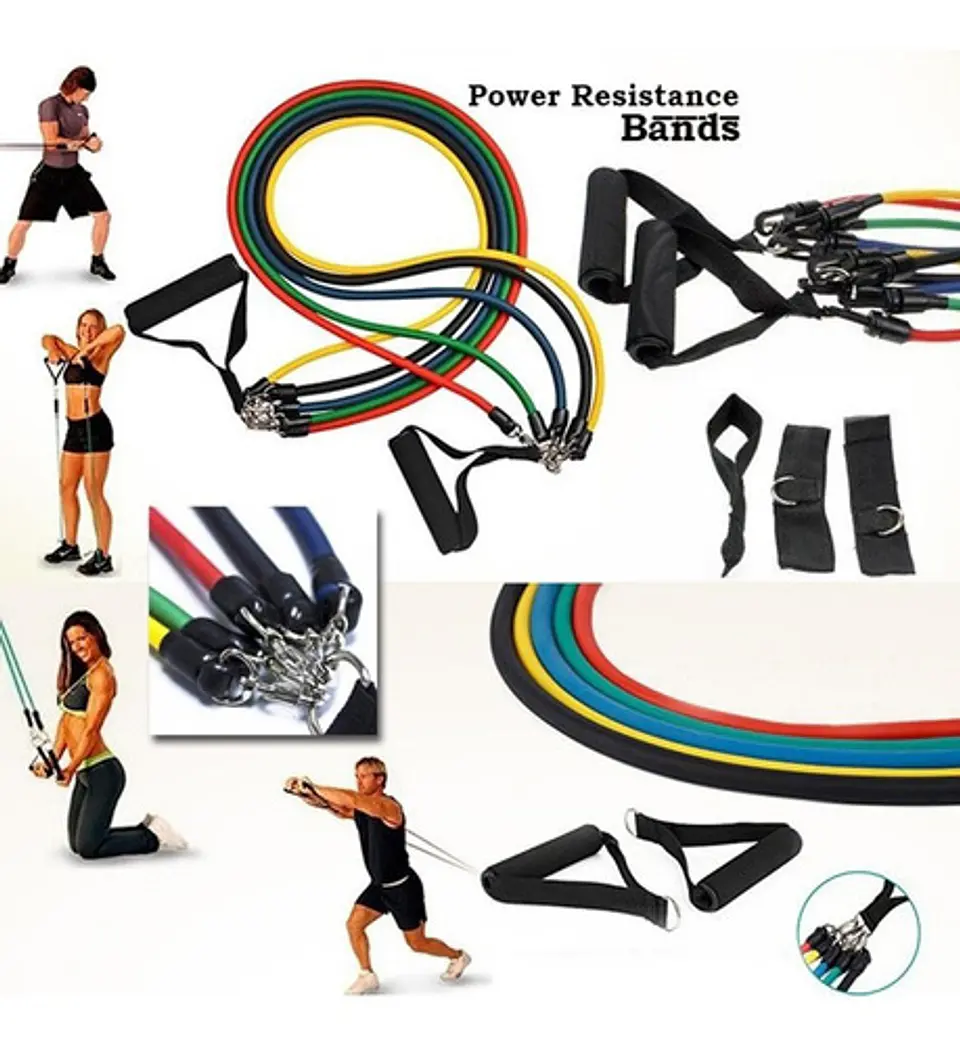Set De Ligas Y Bandas De Resistencia Entrenamiento Gym 3