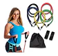 Set De Ligas Y Bandas De Resistencia Entrenamiento Gym - Miniatura 5
