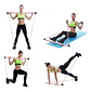 Barra Pilates Con Banda Resistencia Yoga Gimnasio - Miniatura 2