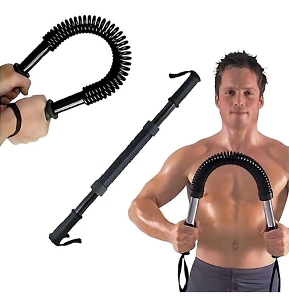 Barra Torsion 50 Kilos Ejercicios Brazo Fitness 4