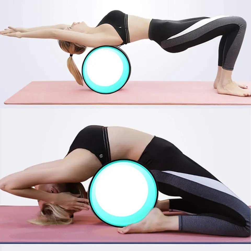 Rueda Yoga Circulo Wheel 33 Cm Rehabilitación Estiramiento 6