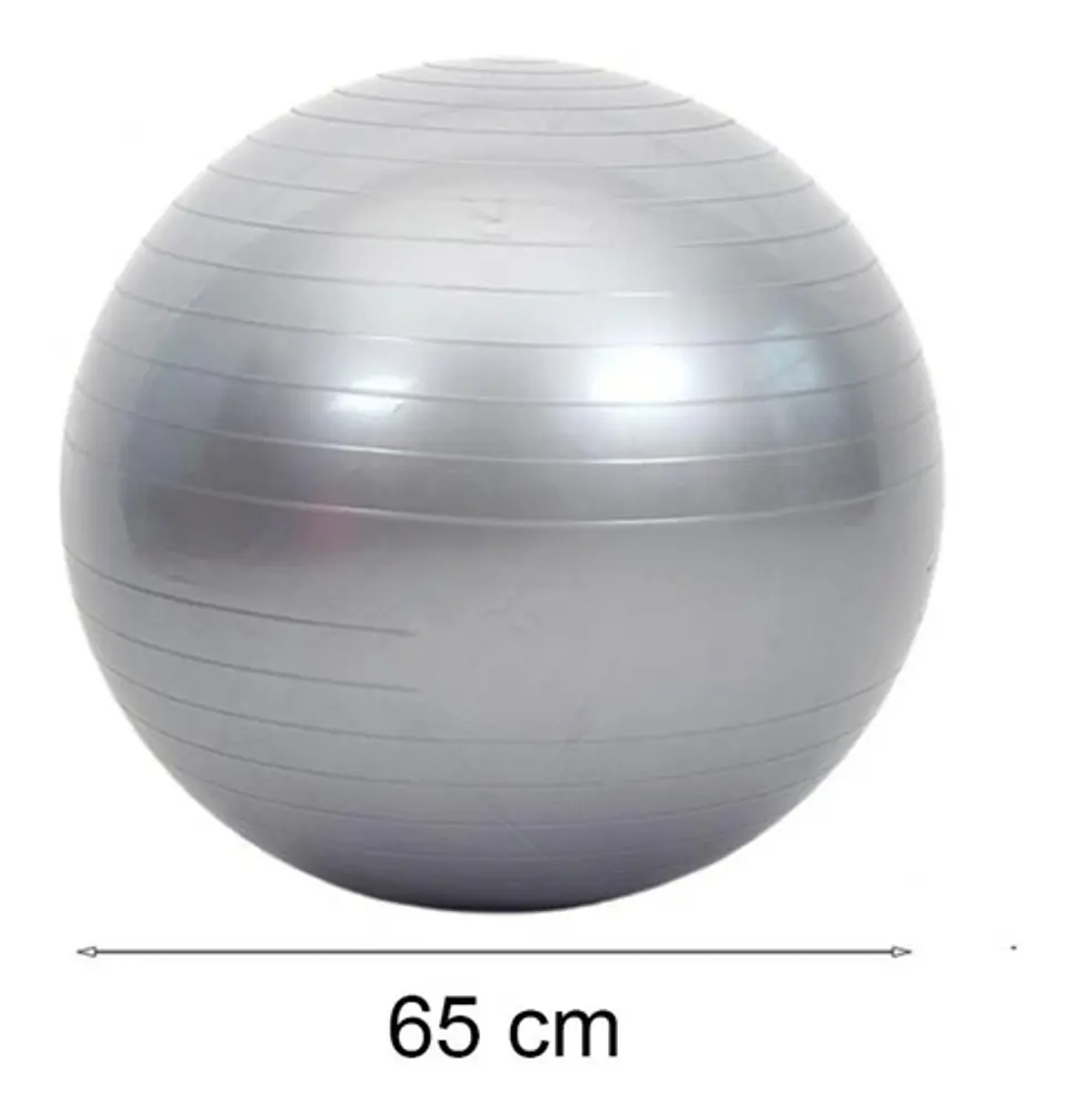 Pelota Balon Yoga 65 Cm Pilates Con Inflador  25