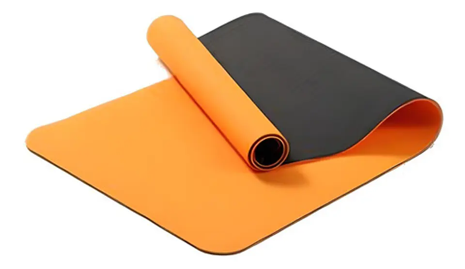 Mat Alfombra De Yoga Tpe 8mm Doble Color Eco-friendly 4