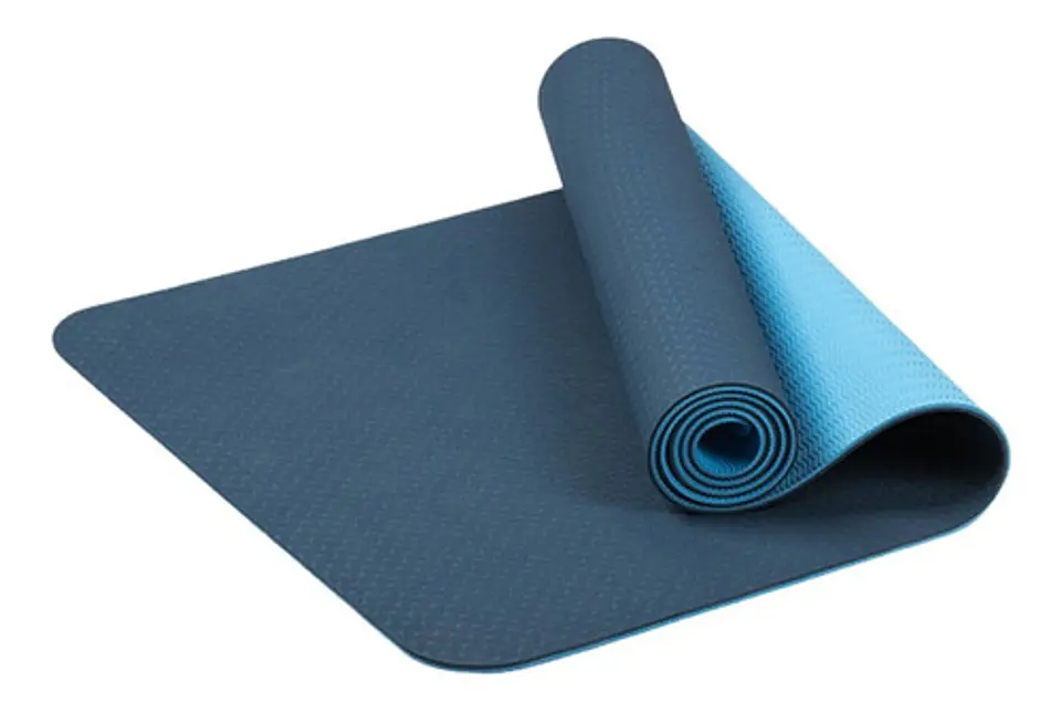 Mat Alfombra De Yoga Tpe 8mm Doble Color Eco-friendly 5