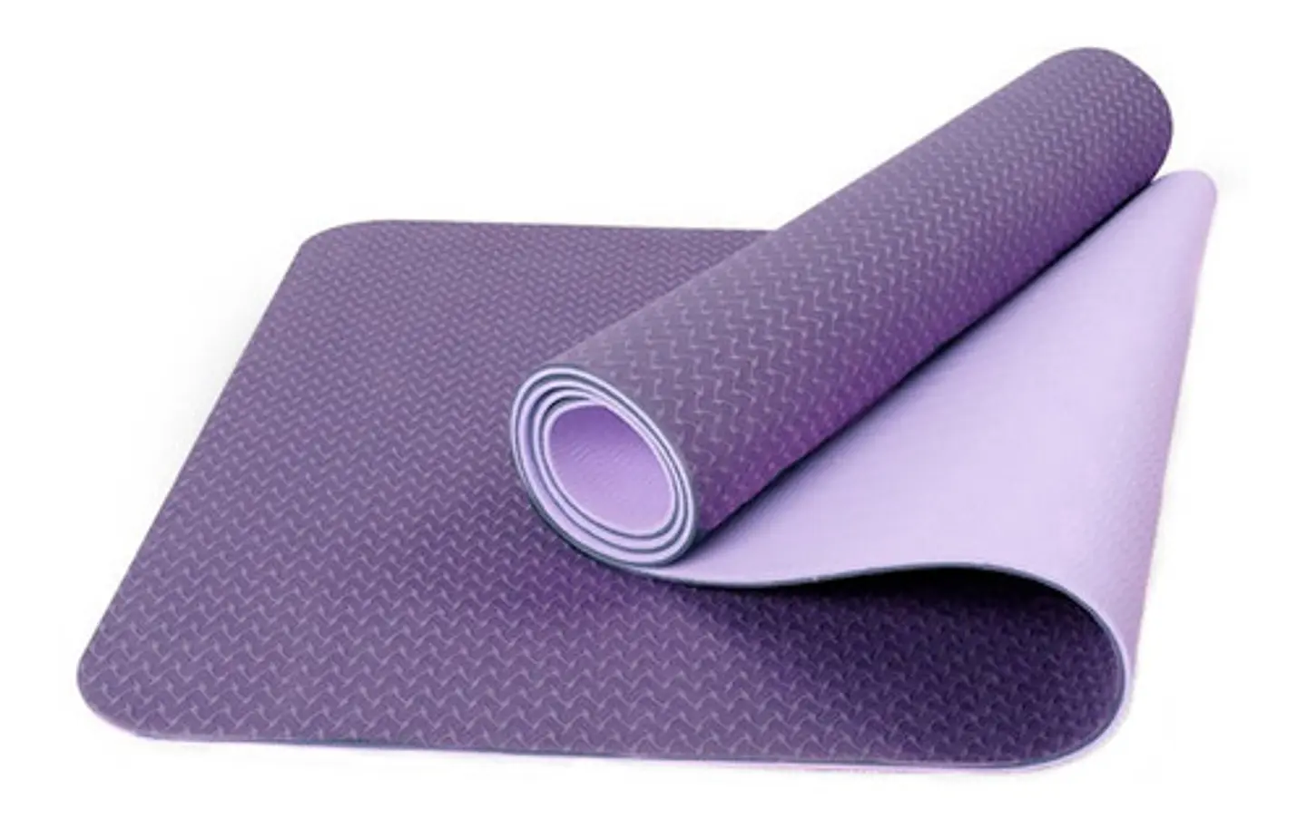 Mat Alfombra De Yoga Tpe 8mm Doble Color Eco-friendly 8