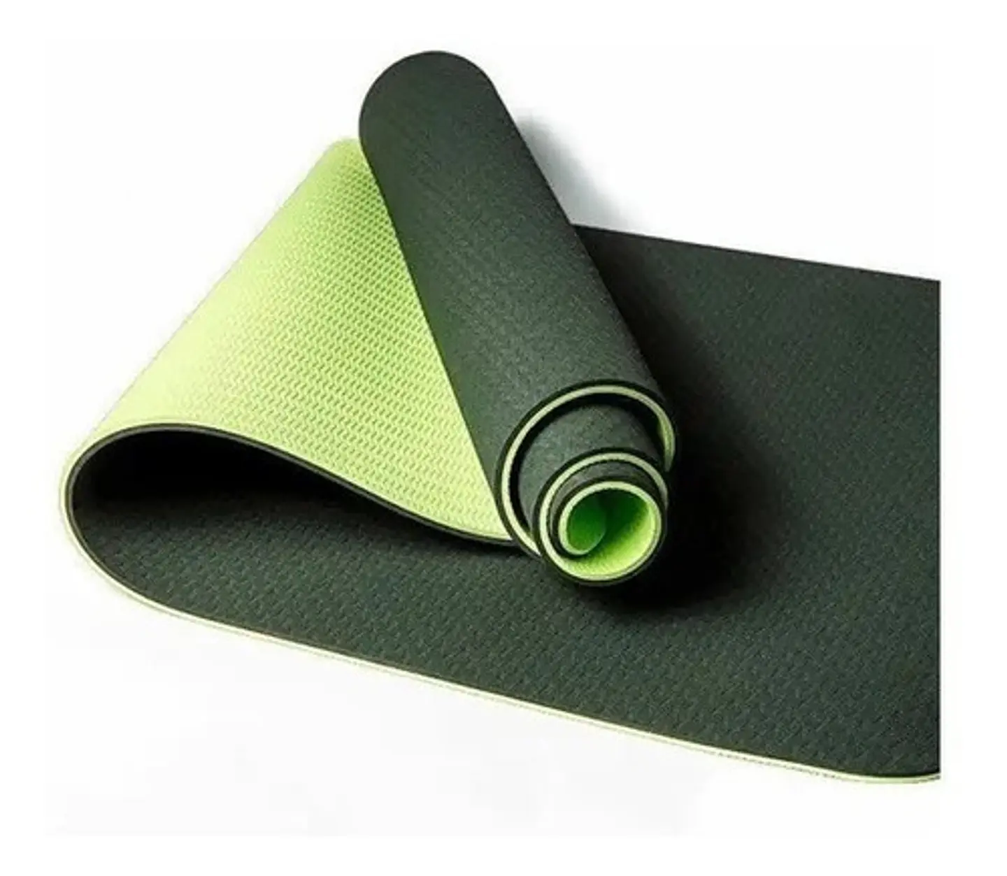Mat Alfombra De Yoga Tpe 8mm Doble Color Eco-friendly 9