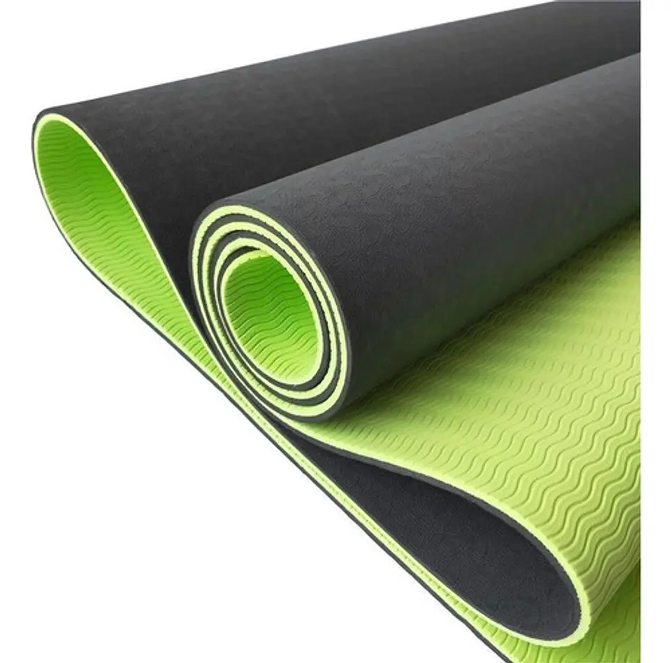 Mat Alfombra De Yoga Tpe 8mm Doble Color Eco-friendly 11