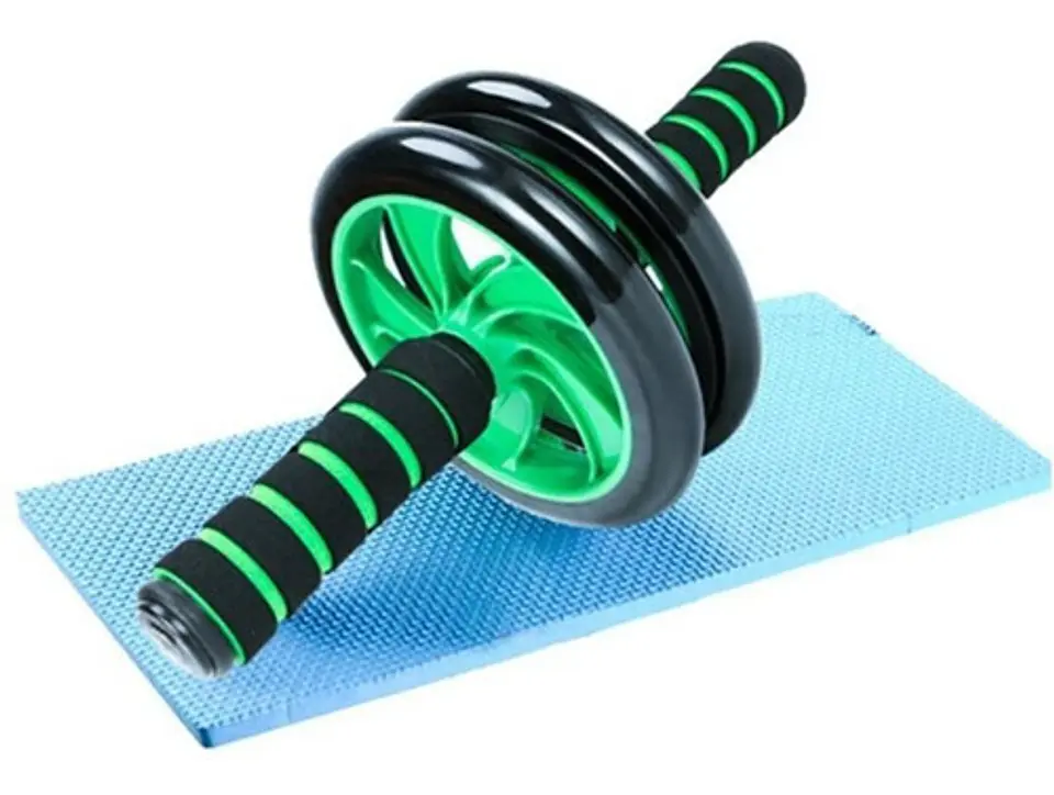 Rueda Abdominal + Colchoneta Rodillas Maquina Ab Wheel 2