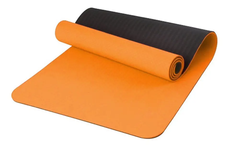 Mat Alfombra De Yoga Tpe 6mm Doble Color Eco-friendly 1