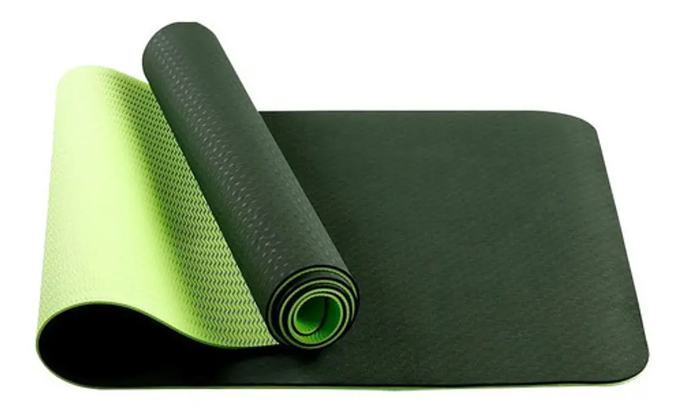 Mat Alfombra De Yoga Tpe 6mm Doble Color Eco-friendly 3