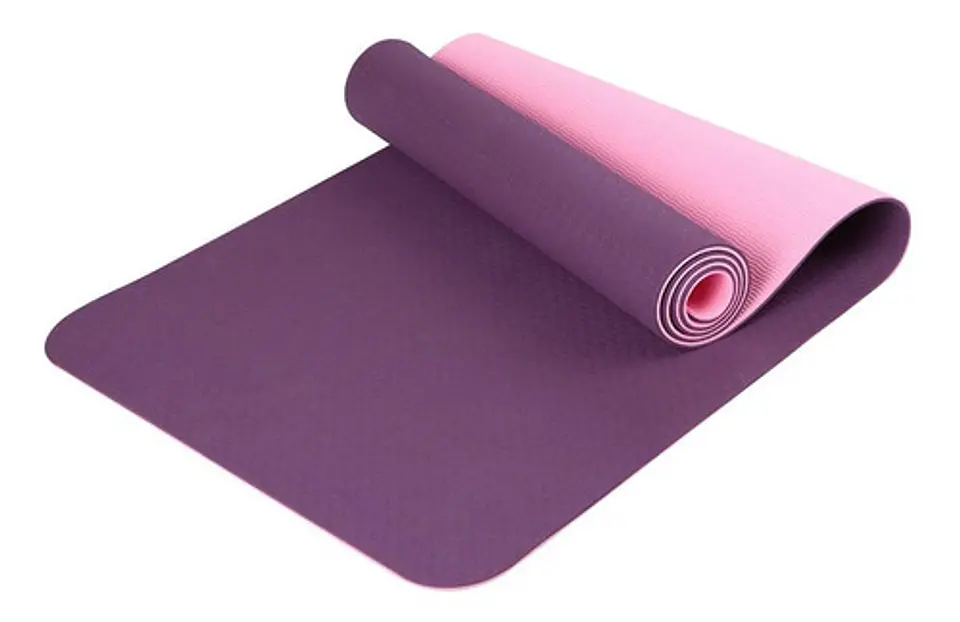 Mat Alfombra De Yoga Tpe 6mm Doble Color Eco-friendly 10