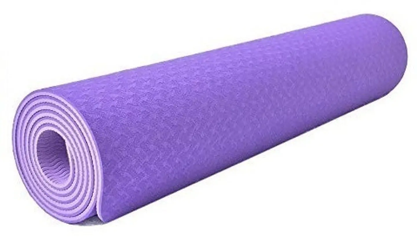 Mat Alfombra De Yoga Tpe 6mm Doble Color Eco-friendly 25