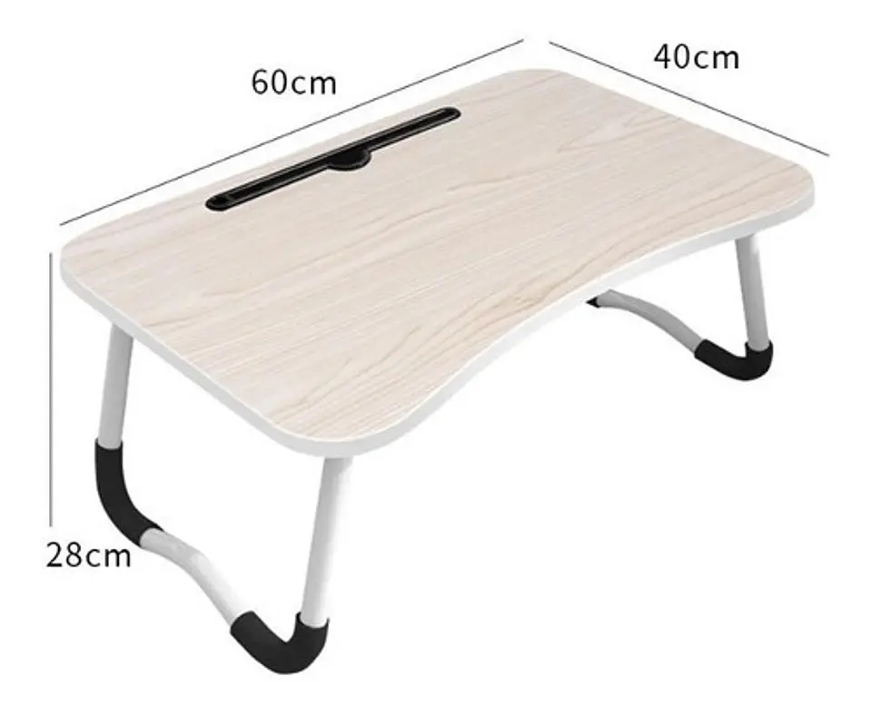 Mesa Cama 60x40x28cm Portátil Desayuno Bandeja 10