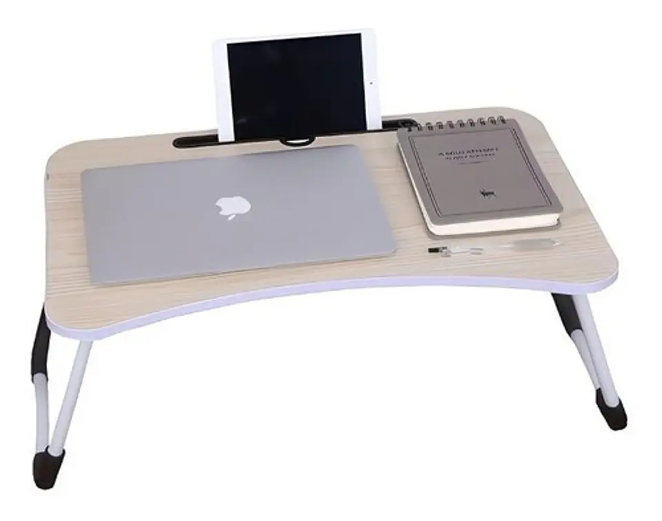 Mesa Cama 60x40x28cm Portátil Desayuno Bandeja 13
