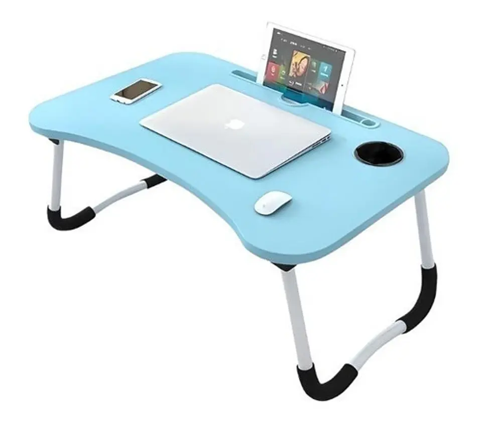 Mesa Cama 60x40x28cm Portátil Desayuno Bandeja 15