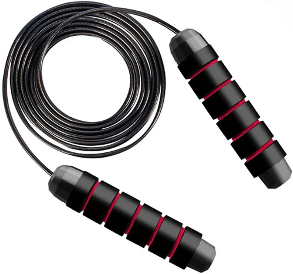 Cuerda Para Saltar Velocidad 3m Ajustable Alambre De Acero 4