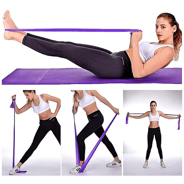 Set de gomas elásticas Bodylastics, 6 niveles de fuerza