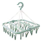 Colgador De Calcetín Ropa Interior De 32 Clips Plegable - Miniatura 9
