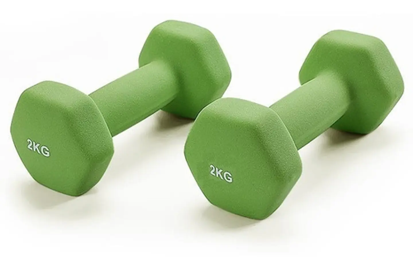 Pack 2 Mancuernas De 2kg C/u (un Par) Acabado Mate 2