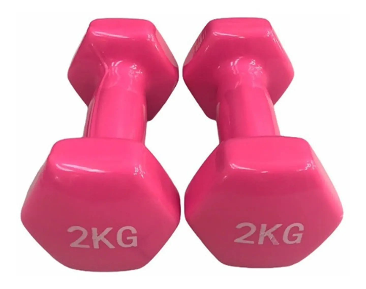 Pack 2 Mancuernas De 2kg C/u (un Par) Antideslizantes 3