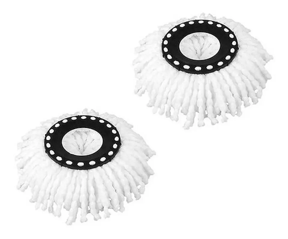 Pack 2 Repuesto De Mopa Trapeador Giratoria 360 1