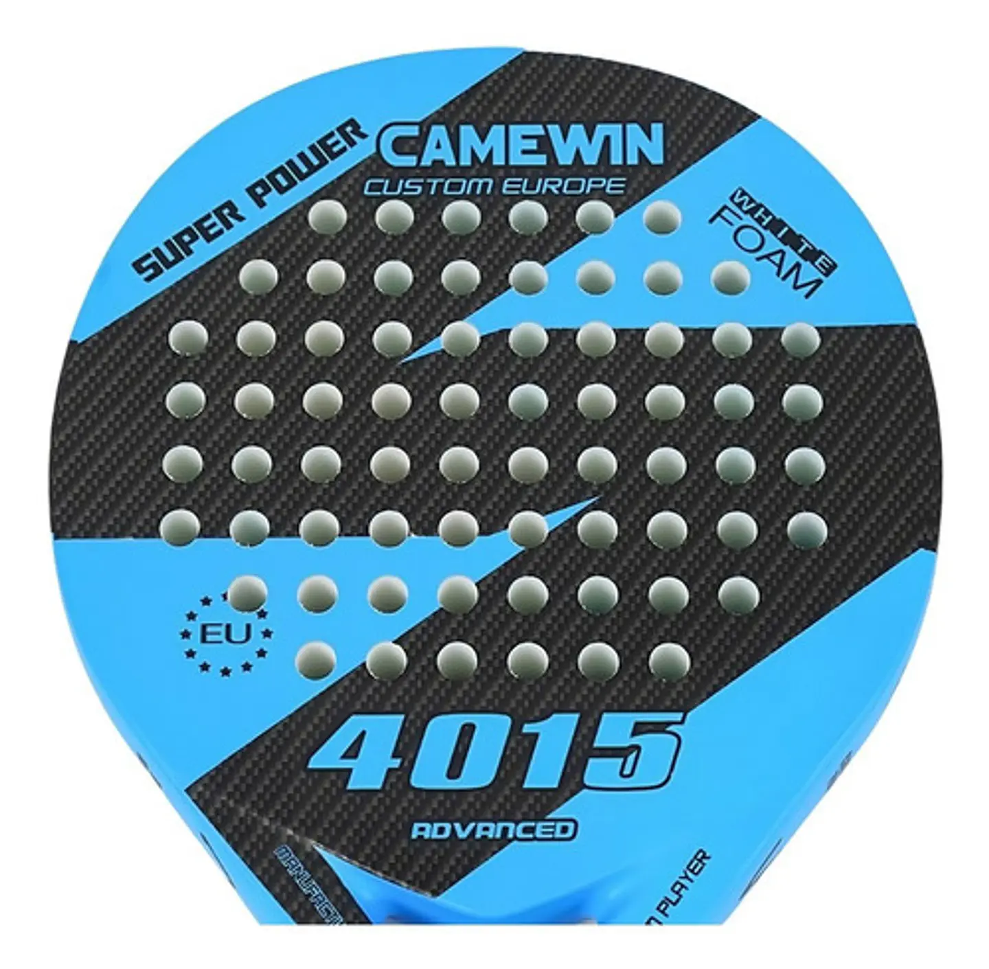 Pala Padel Carbono Híbrido 38mm Con Bolso Deporte Playa 9