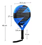 Pala Padel Carbono Híbrido 38mm Con Bolso Deporte Playa - Miniatura 10