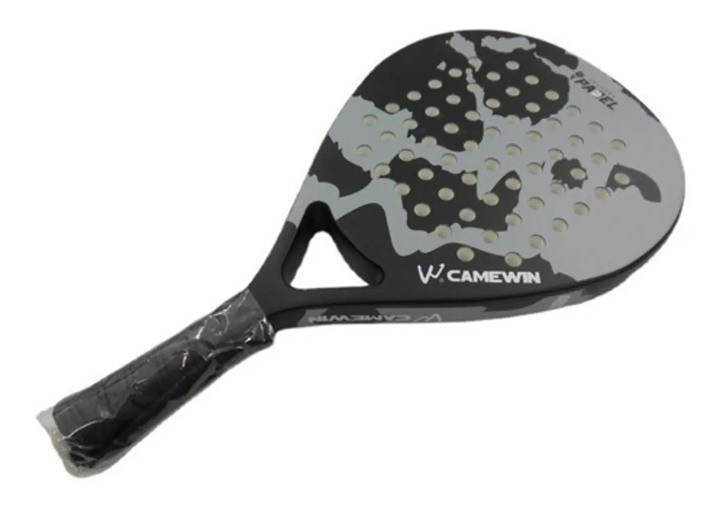 Pala Padel Carbono Híbrido 38mm Con Bolso Deporte Playa 15