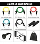 Set De Ligas Y Bandas De Resistencia 11 Piezas Pro - Miniatura 6