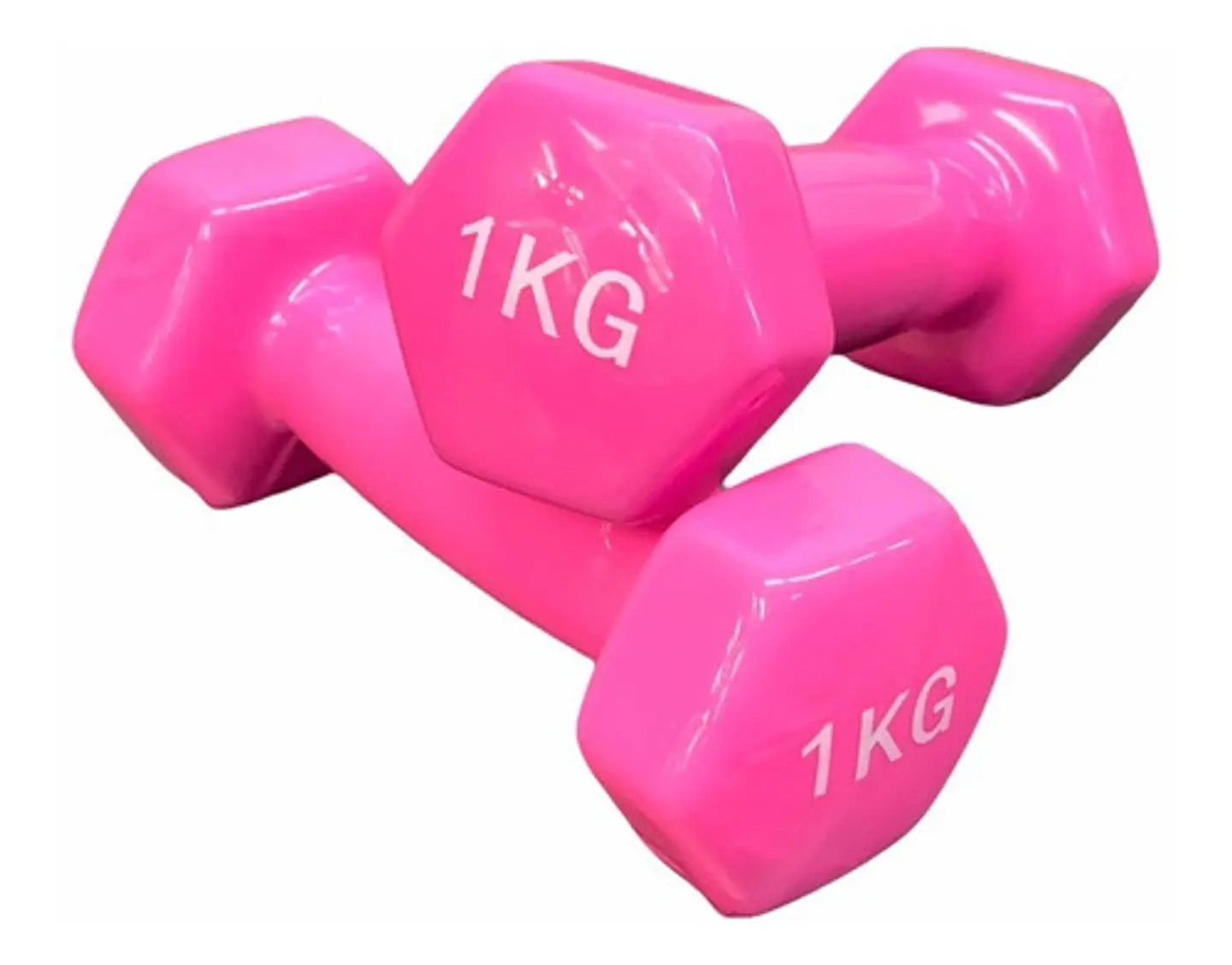 Pack 2 Mancuernas De 1kg C/u (un Par) Antideslizantes 3