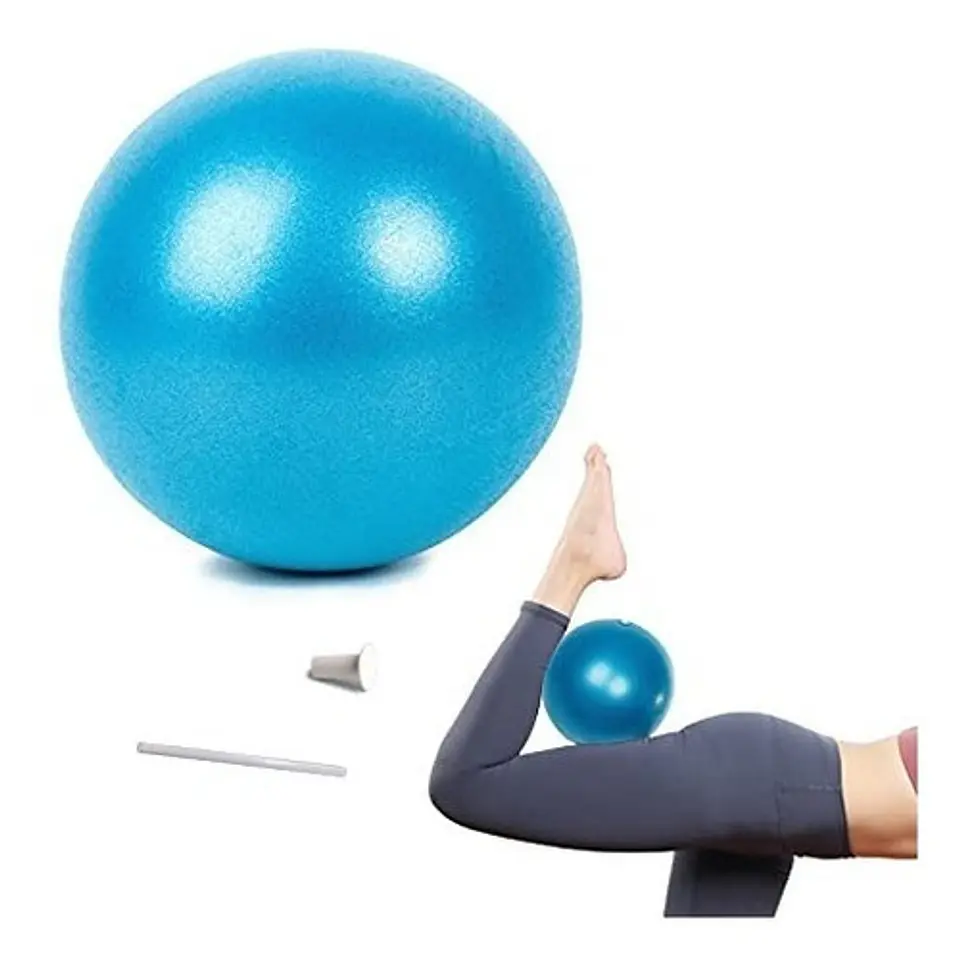 Pelota Balón Yoga 25 Cm Pilates Con Inflador  15