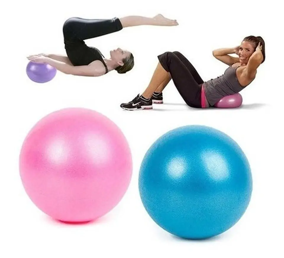 Pelota Balón Yoga 25 Cm Pilates Con Inflador  22