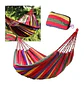 Hamaca 190 Cm X 80 Cm Camping Jardin Casa Con Bolso - Miniatura 4