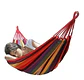 Hamaca 190 Cm X 80 Cm Camping Jardin Casa Con Bolso - Miniatura 5