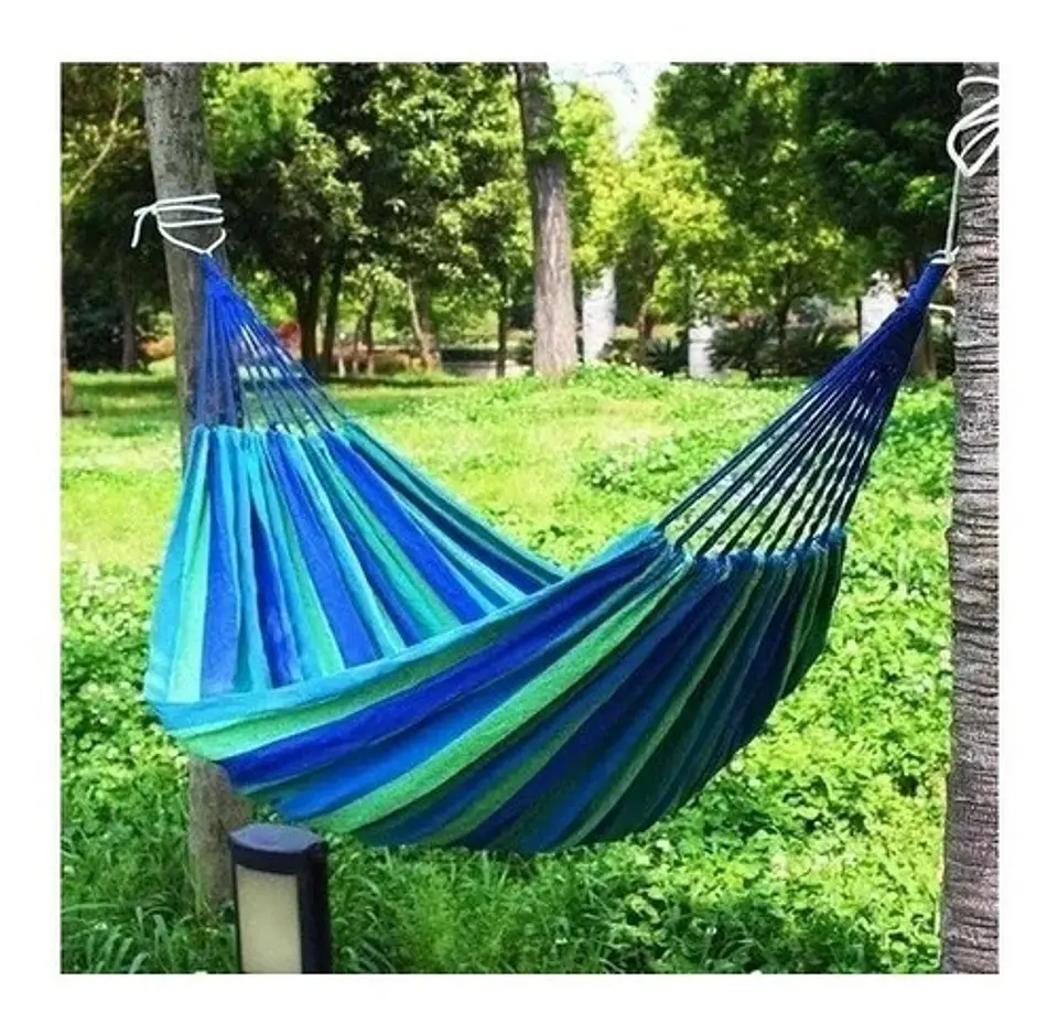 Hamaca 190 Cm X 80 Cm Camping Jardin Casa Con Bolso 7