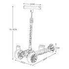 Scooter Deluxe Led Monopatín Triscooter Para Niño 2