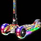 Scooter Deluxe Led Monopatín Triscooter Para Niño - Miniatura 5