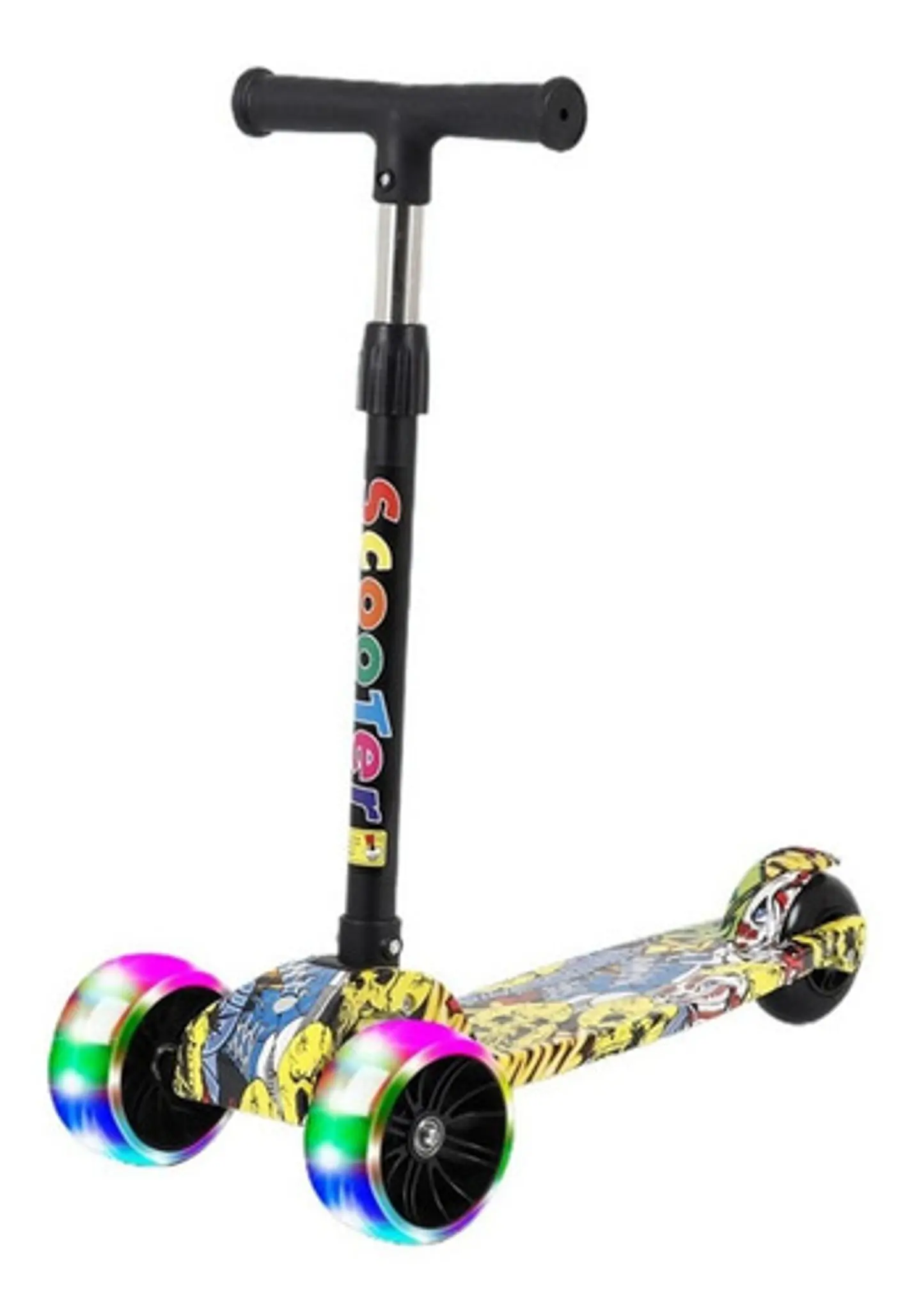 Scooter Deluxe Led Monopatín Triscooter Para Niño 13