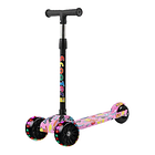 Scooter Deluxe Led Monopatín Triscooter Para Niño 25