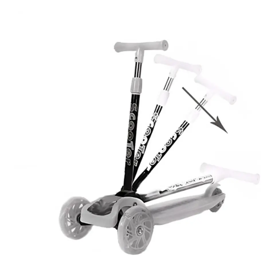 Scooter Led Monopatín Triscooter Para Niño 6