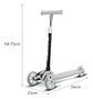 Scooter Led Monopatín Triscooter Para Niño - Miniatura 17