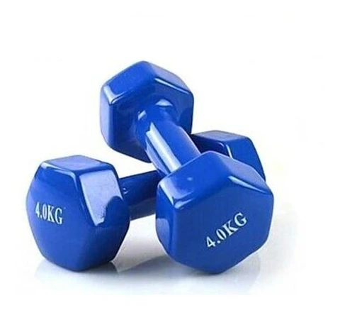 Pack 2 Mancuernas De 4kg C/u (un Par) Antideslizantes 
