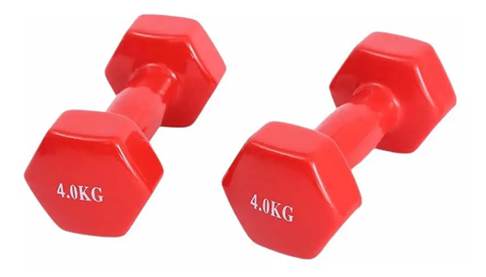Pack 2 Mancuernas De 4kg C/u (un Par) Antideslizantes  2
